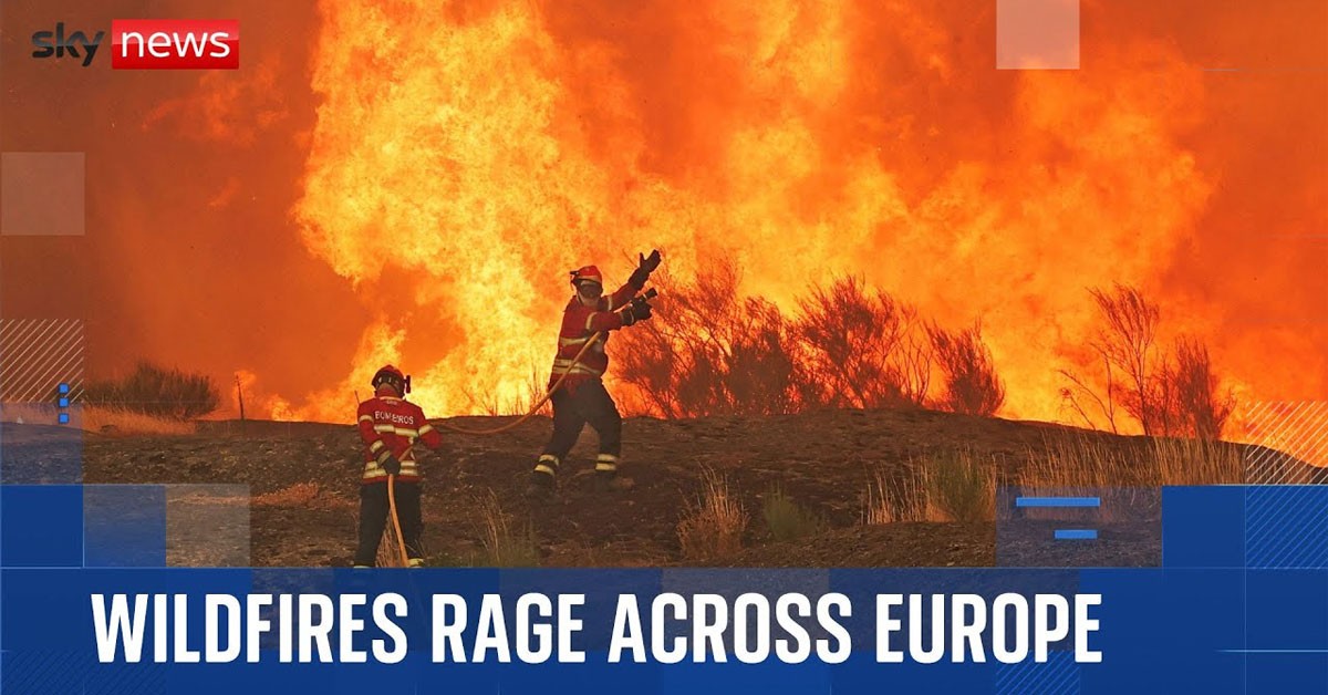 Southern Europe Hit by Wildfires and Scorching Temperatures