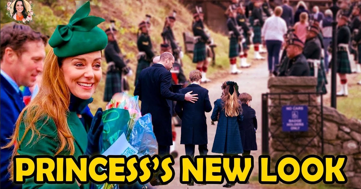 Princess Catherine Debuts Incredible New Hair Colour with a Dazzling Outfit at Balmoral Church Today