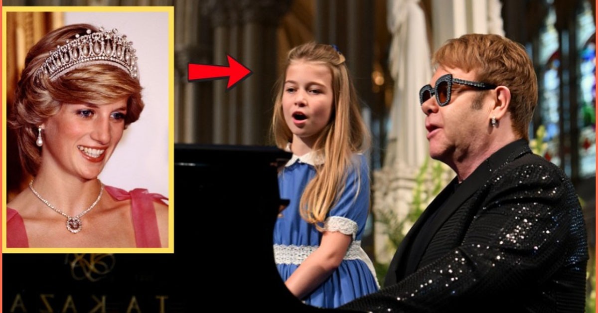 The World LEFT SPEECHLESS Over Princess Charlotte & Elton John’s TEARFUL Duet at Westminster Abbey - A Touching Tribute to Princess Diana That Melted Millions of Hearts 😱💖